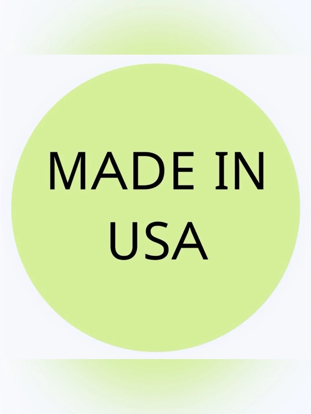 NWT 50 STICKERS - 2” ROUND - MADE IN USA - BRIGHT GREEN